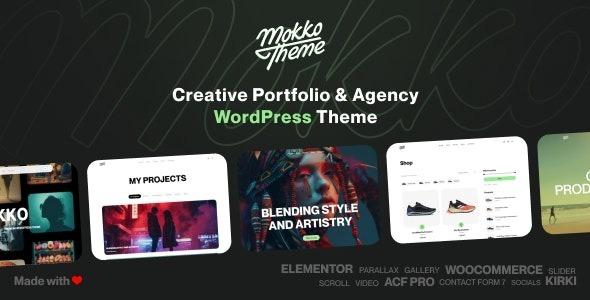 Mokko Creative Portfolio & Agency WordPress Theme Nulled Free Download